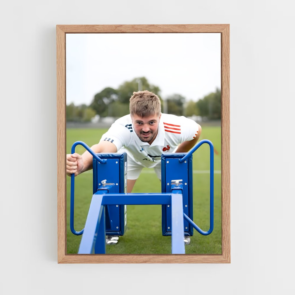 Poster Gregory de alldritt – affiche Rugby (vue 4)